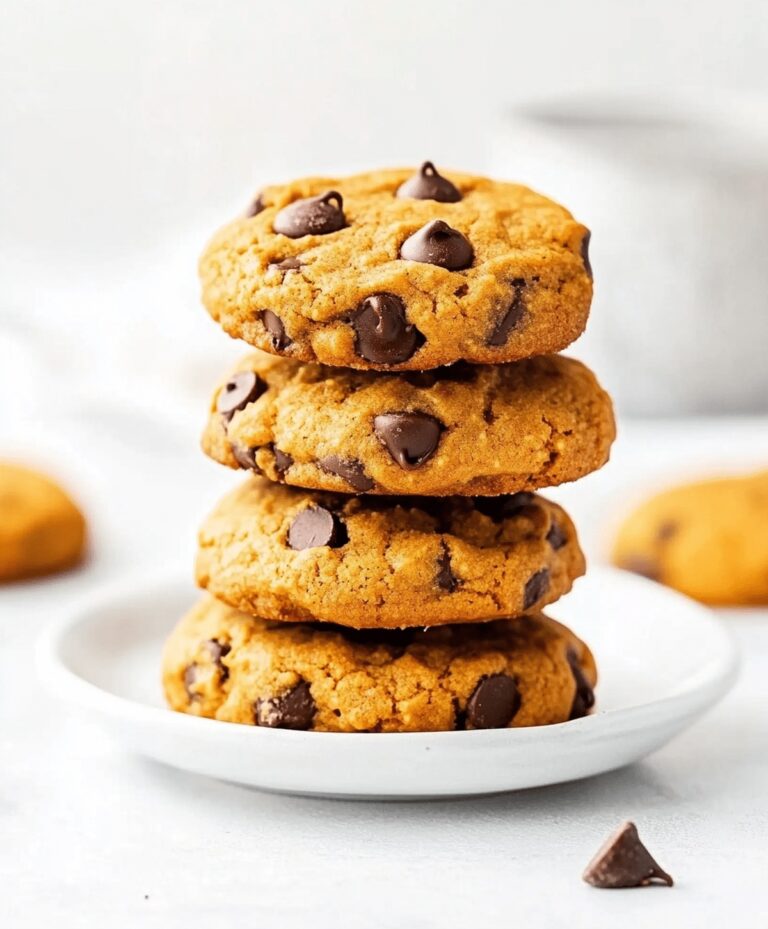 Chewy Pumpkin Chocolate Chip Cookies Recipe