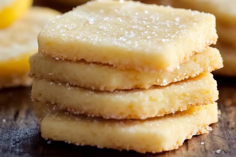 Lemon Shortbread Cookies Recipe