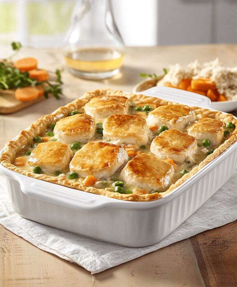 Hearty Chicken Pot Pie Casserole Recipe