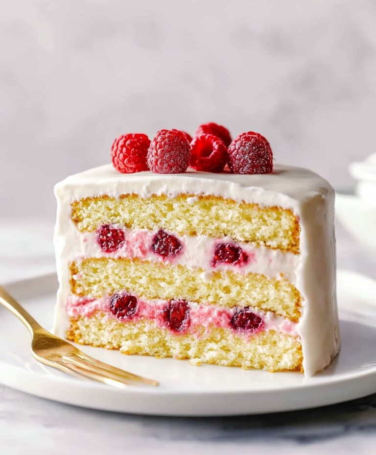 Decadent White Chocolate Raspberry Dream Cake Recipe