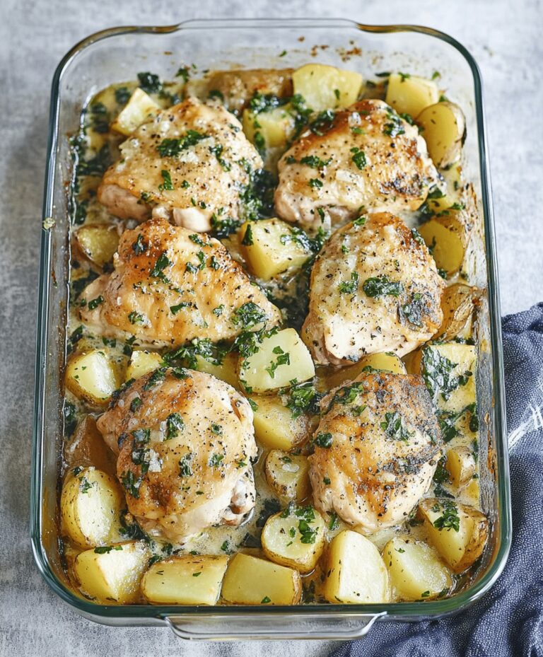 Garlic Parmesan Chicken And Potatoes Recipe