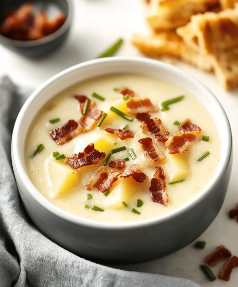 Rich Potato Soup with Bacon Recipe