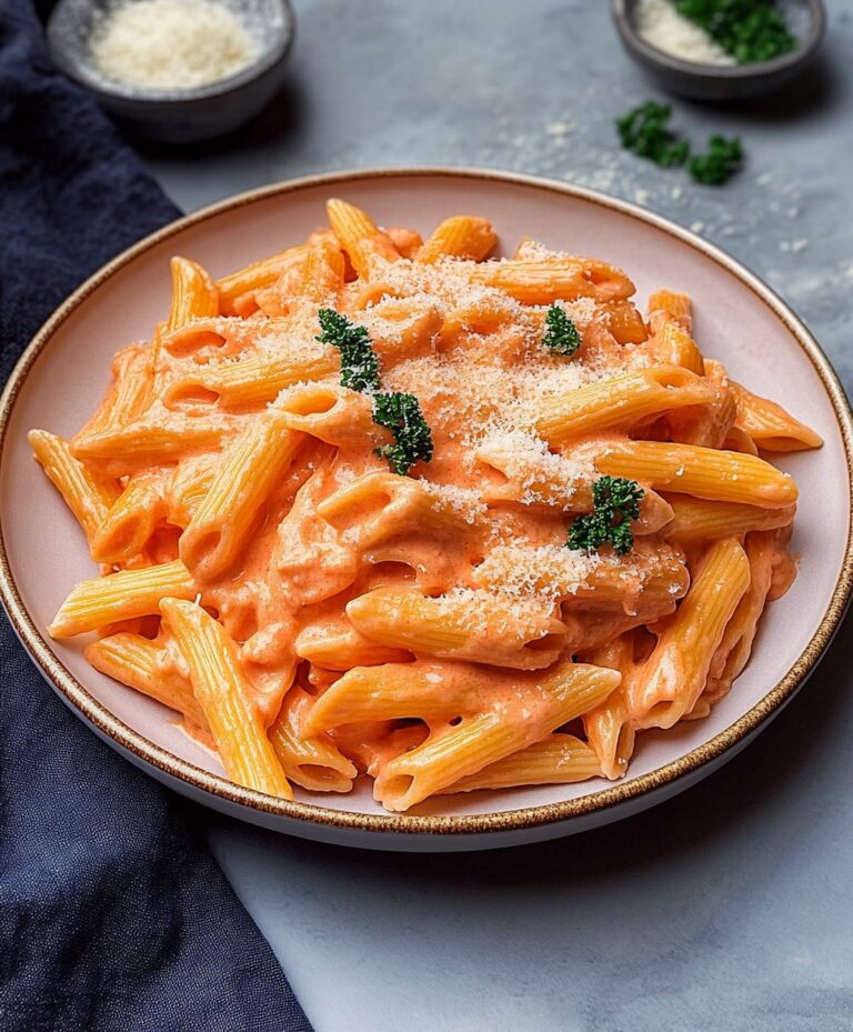 Creamy Italian Pink Sauce Rose Pasta Recipe