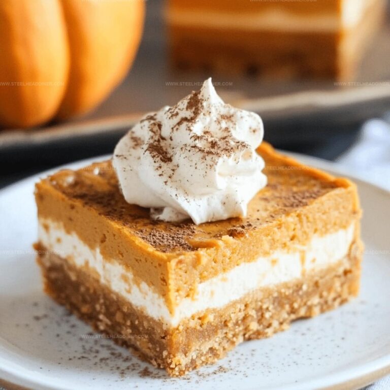Pumpkin Cheesecake Bars Recipe
