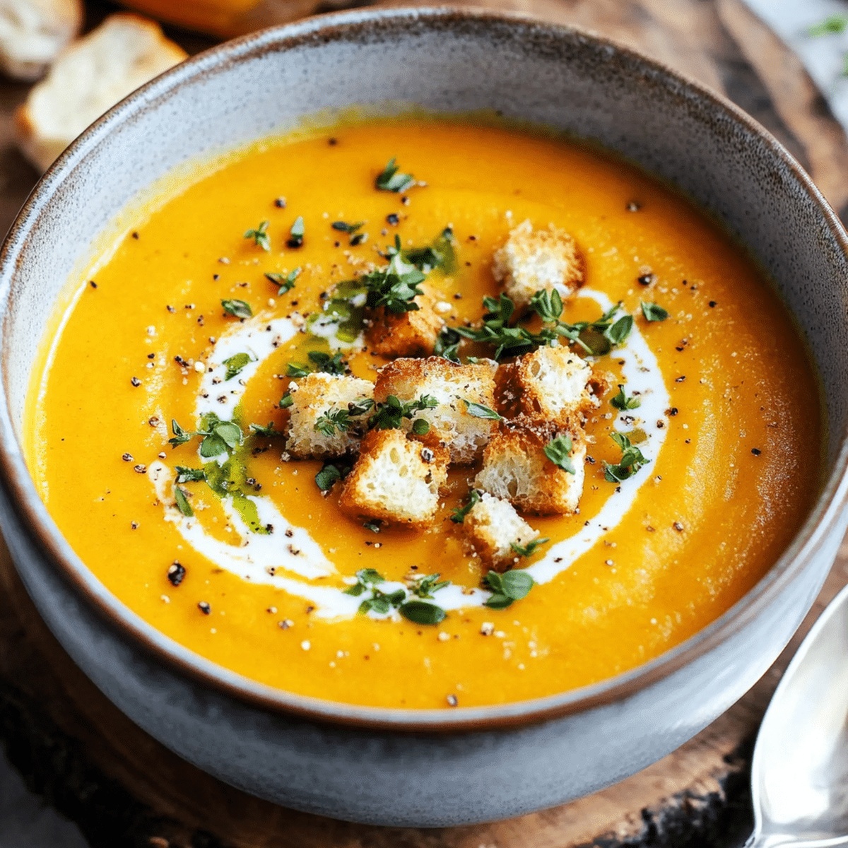 Creamy Pumpkin Soup Recipe
