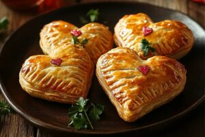 Valentines Day Puff Pastry Hearts Recipe