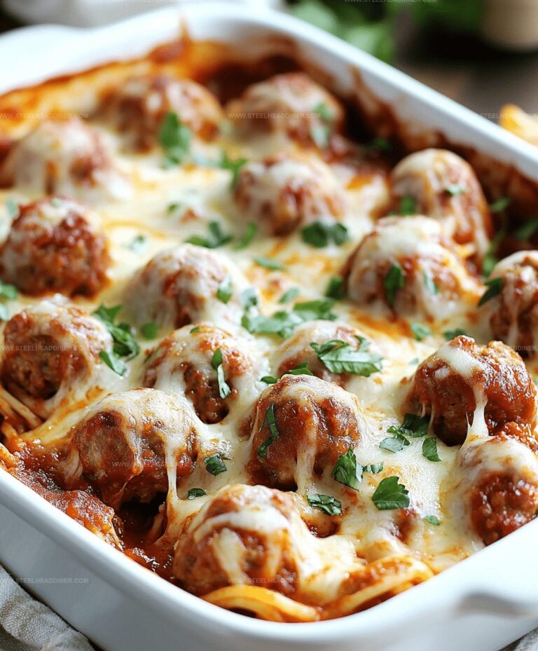 Dump And Bake Meatball Casserole Recipe