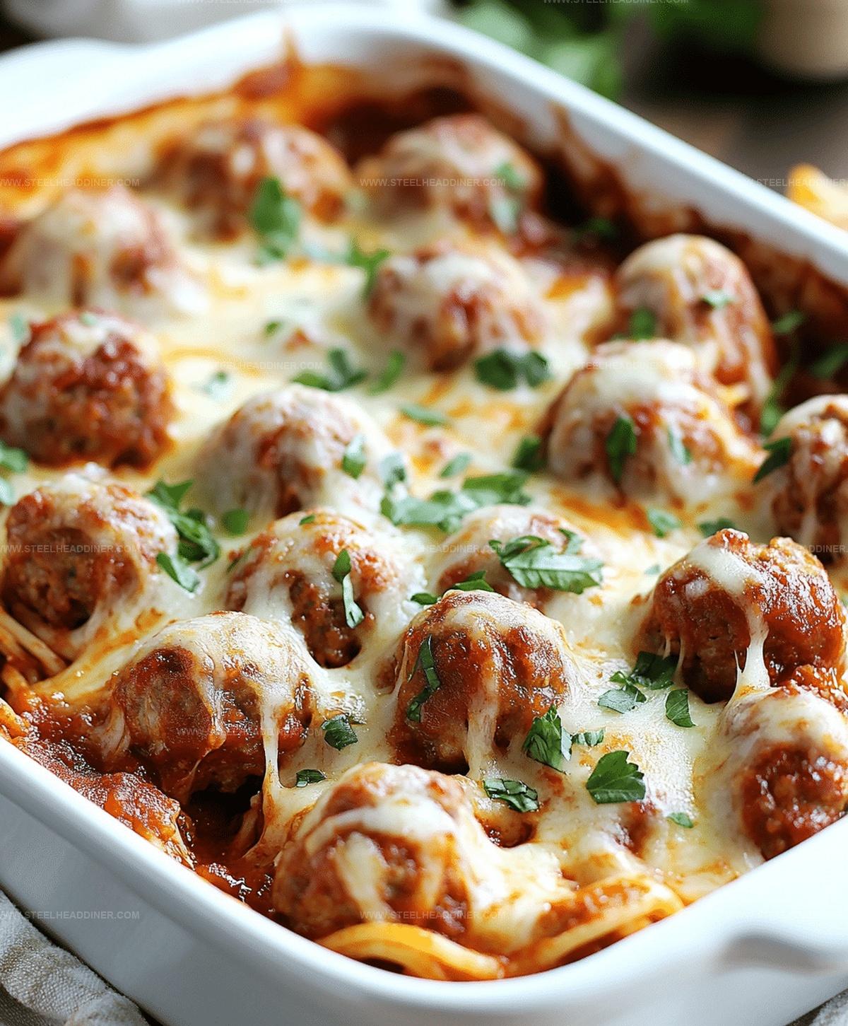 Dump And Bake Meatball Casserole Recipe