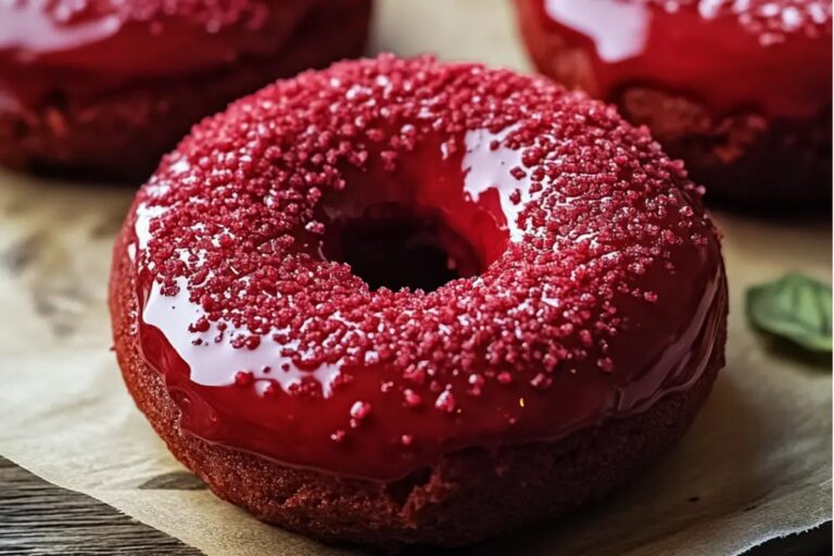 Baked Red Velvet Donuts Recipe