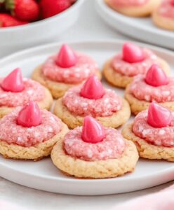 Strawberry Kiss Cookies Recipe