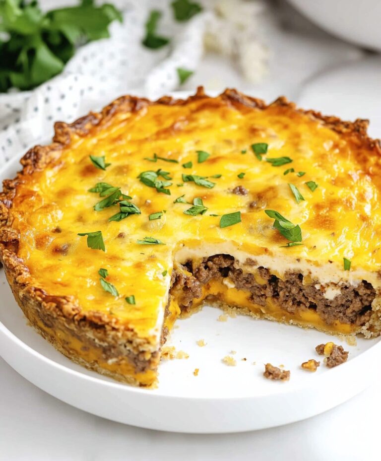 Mouthwatering Cheeseburger Pie Recipe