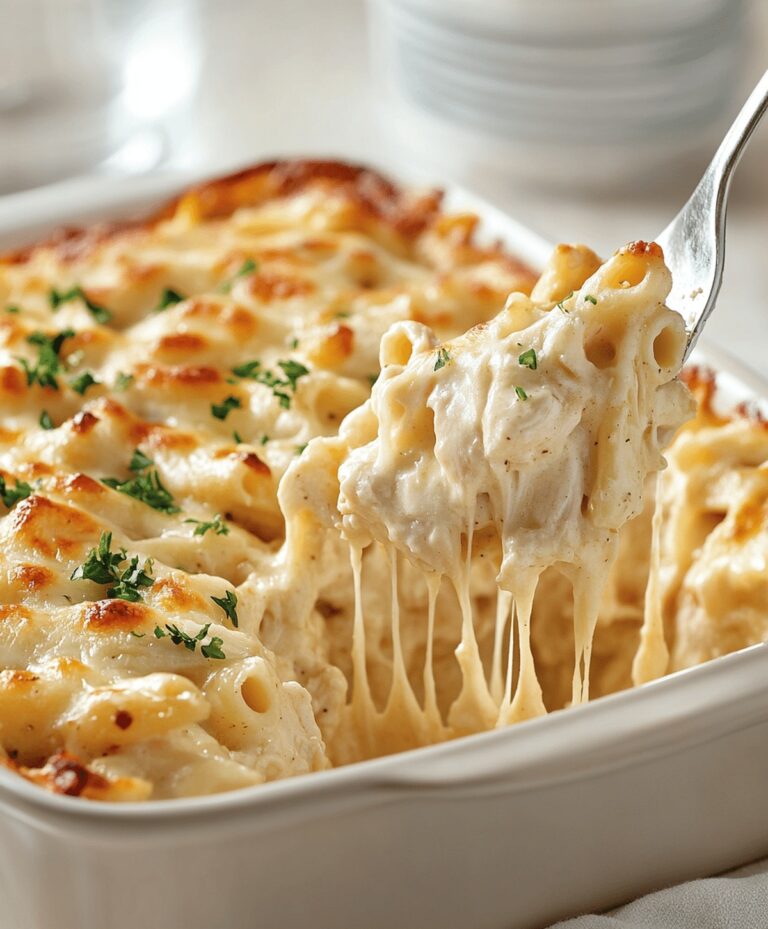 Chicken Alfredo Casserole Recipe