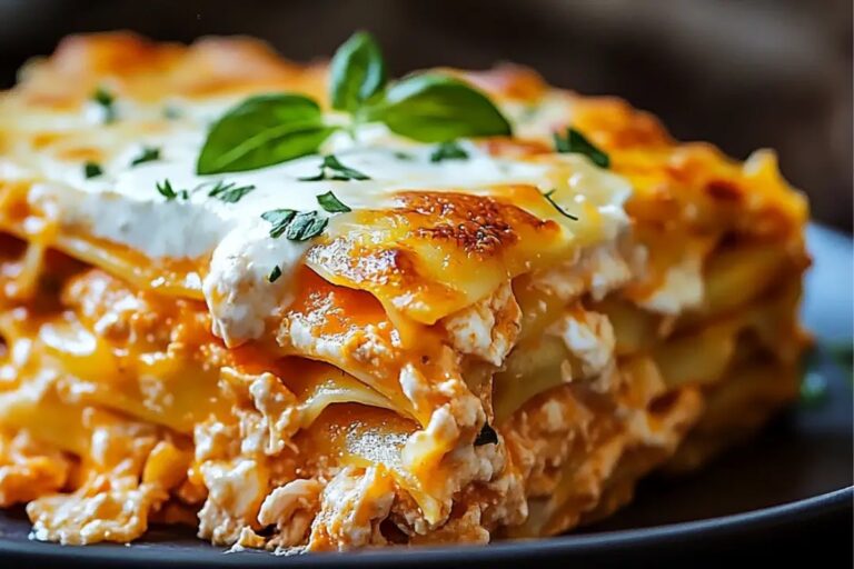 Buffalo Chicken Lasagna With A Ranch Twist Recipe