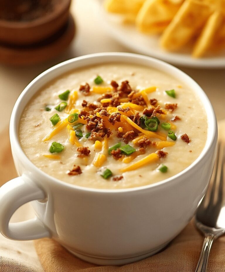 Creamy Loaded Baked Potato Soup Recipe
