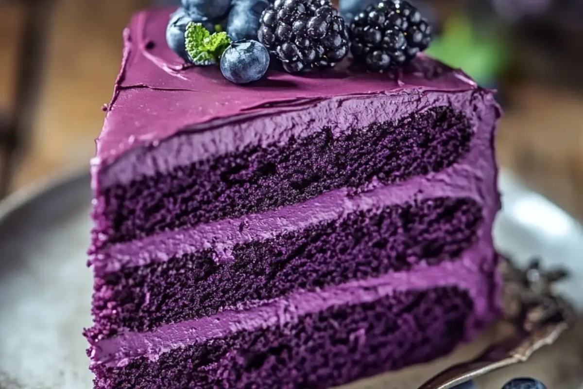 Purple Velvet Cake Recipe