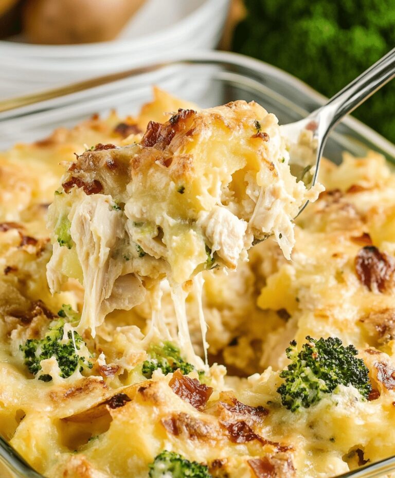 Baked Potato Chicken And Broccoli Casserole Recipe