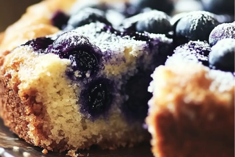 Sour Cream Blueberry Coffee Cake Recipe