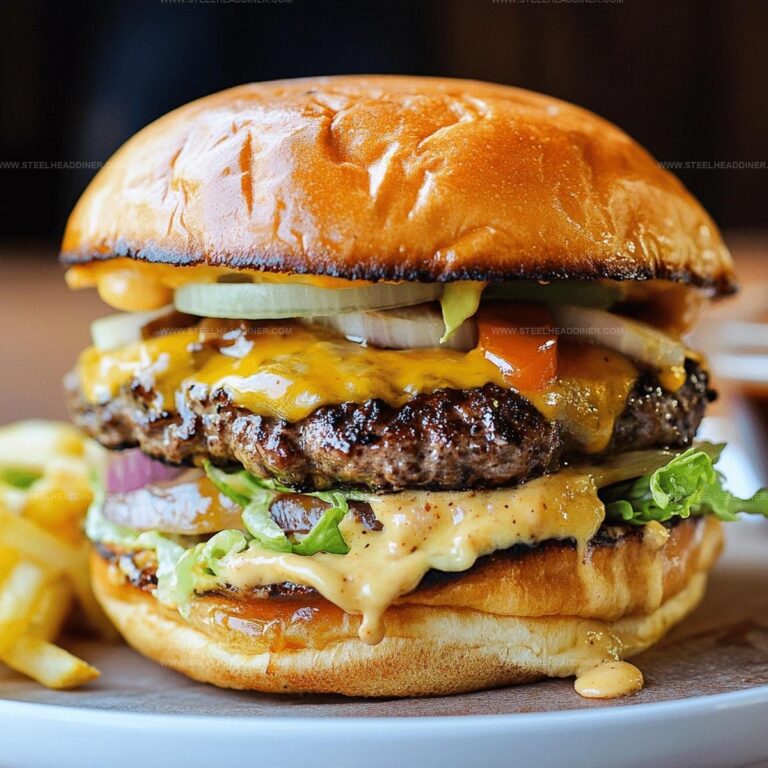 Triple Seared Whiskey Burger Recipe