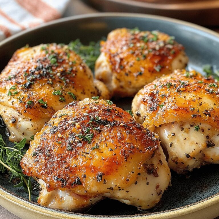 Baked Chicken Thighs Recipe