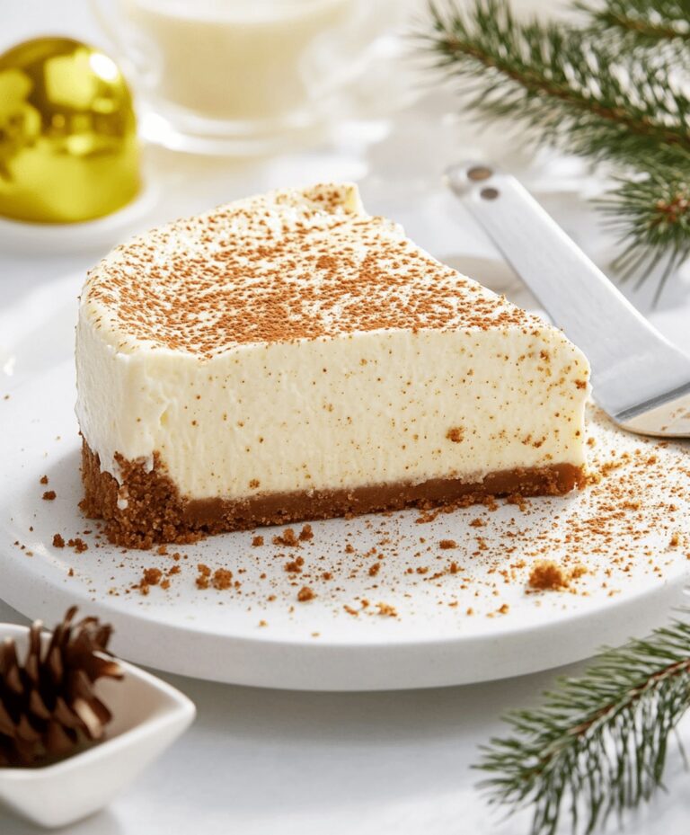 Eggnog Cheesecake Recipe
