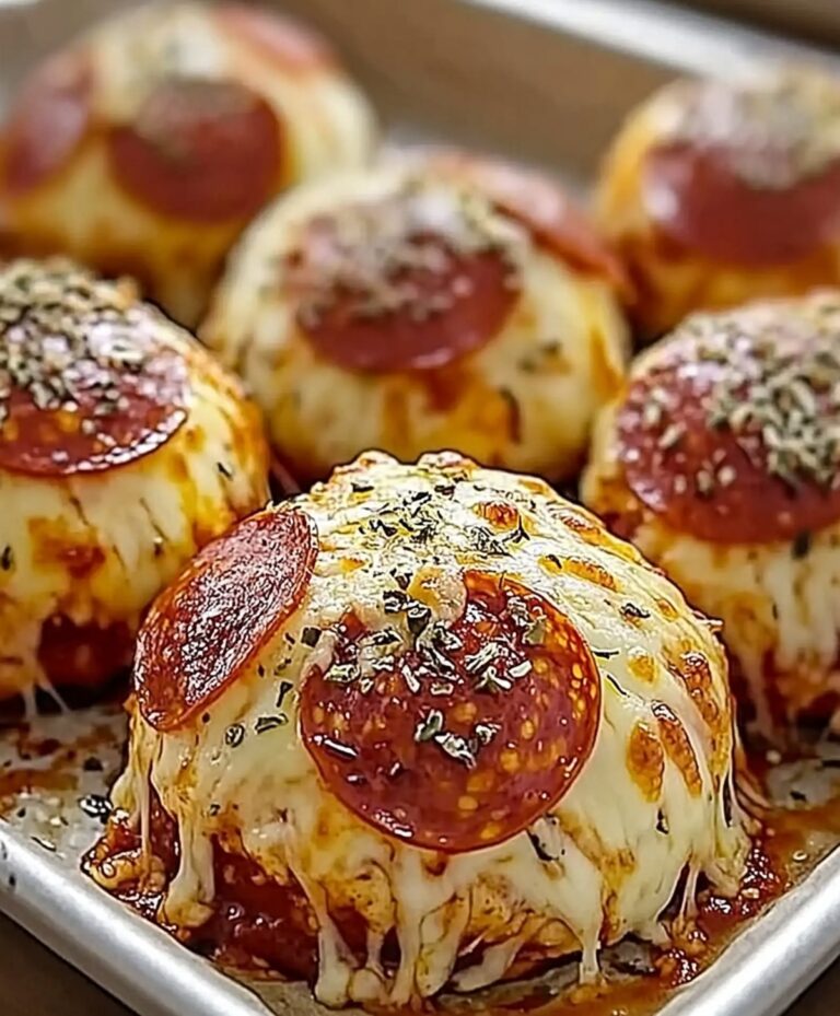 Cheesy Pepperoni Pizza Bombs Recipe