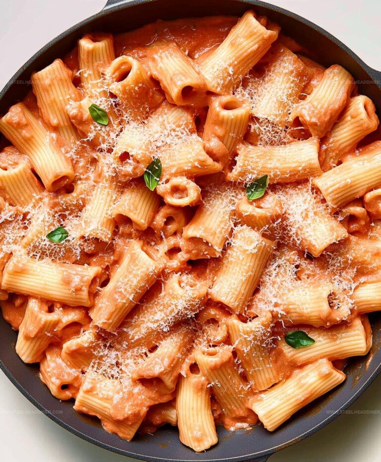 Hearty Tomato Rigatoni Pasta Recipe