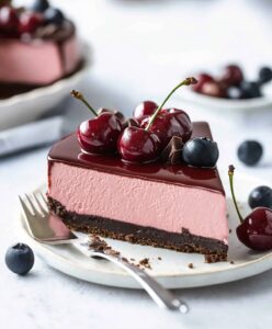 Cherry Chocolate Cheesecake Recipe