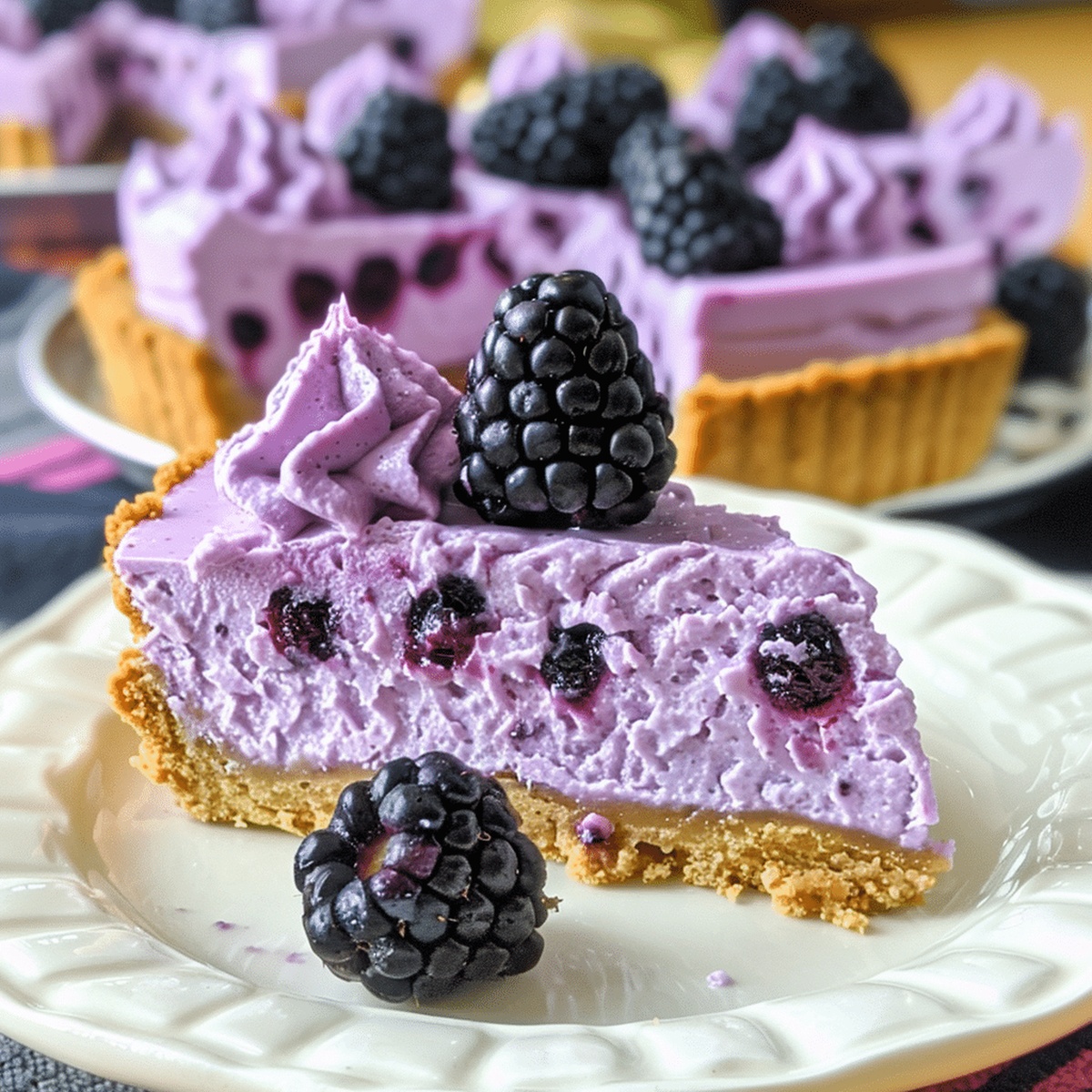 Blackberry Lavender Cheesecake Recipe