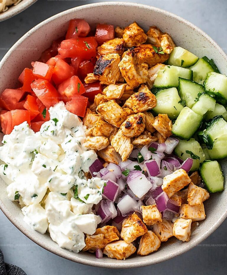 Tasty Chicken Gyro Bowls Recipe