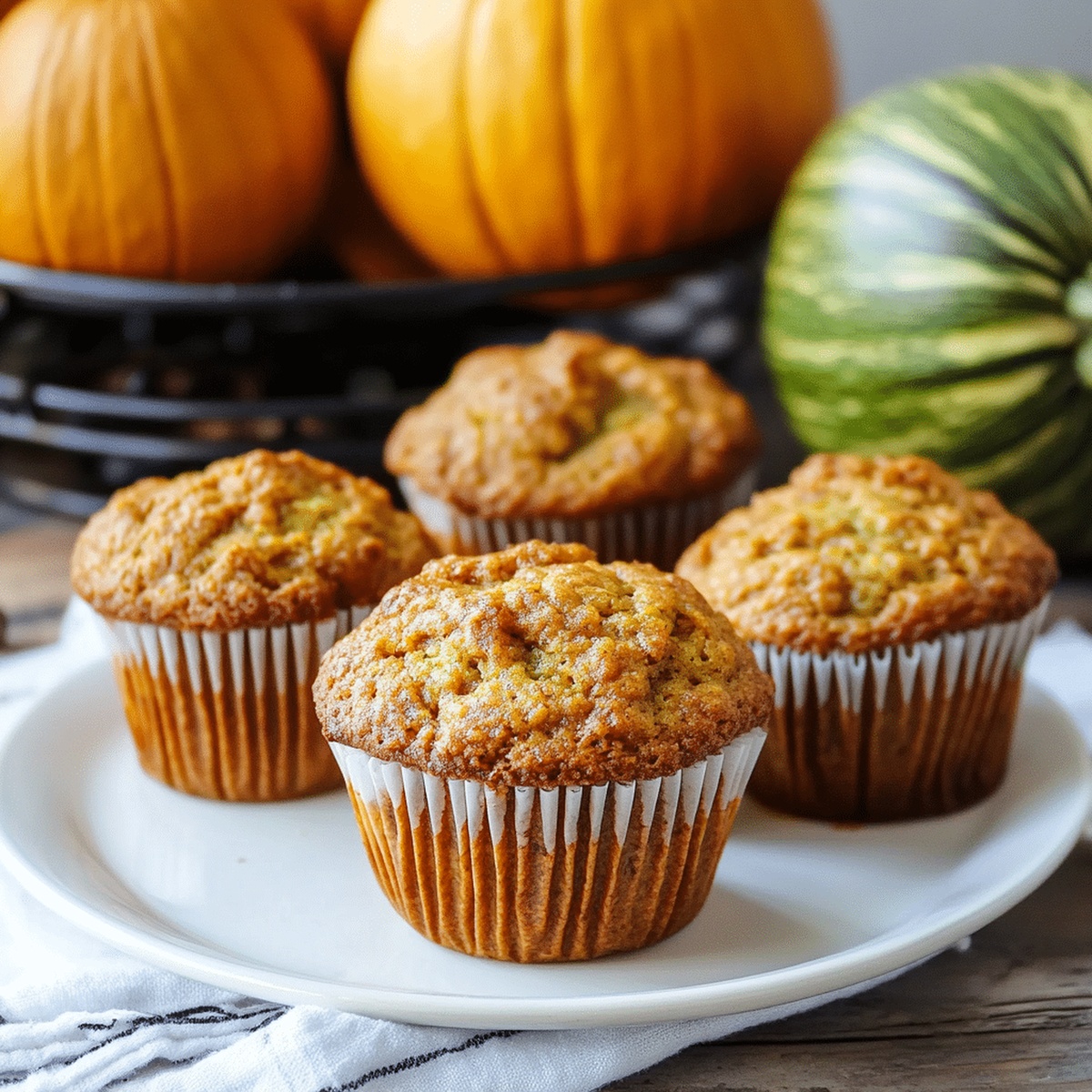 Moist Pumpkin Zucchini Muffins Recipe