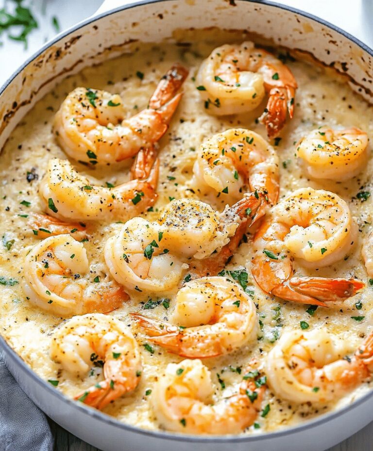 Delicious Garlic Shrimp Gratin Recipe