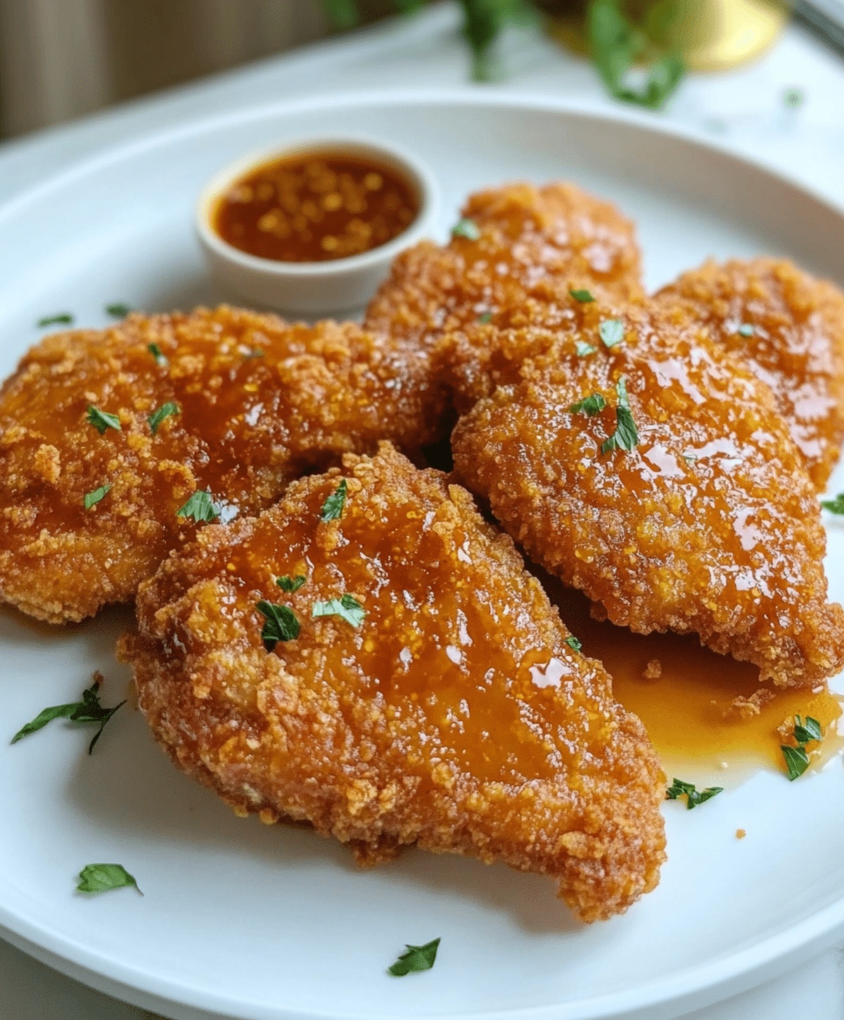 Baked Crunchy Hot Honey Chicken Recipe