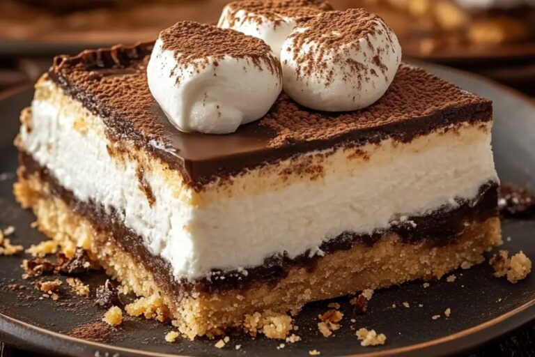 Frozen Smores Cheesecake Bars Recipe