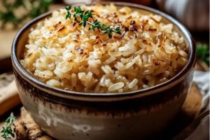French Onion Soup Rice Recipe
