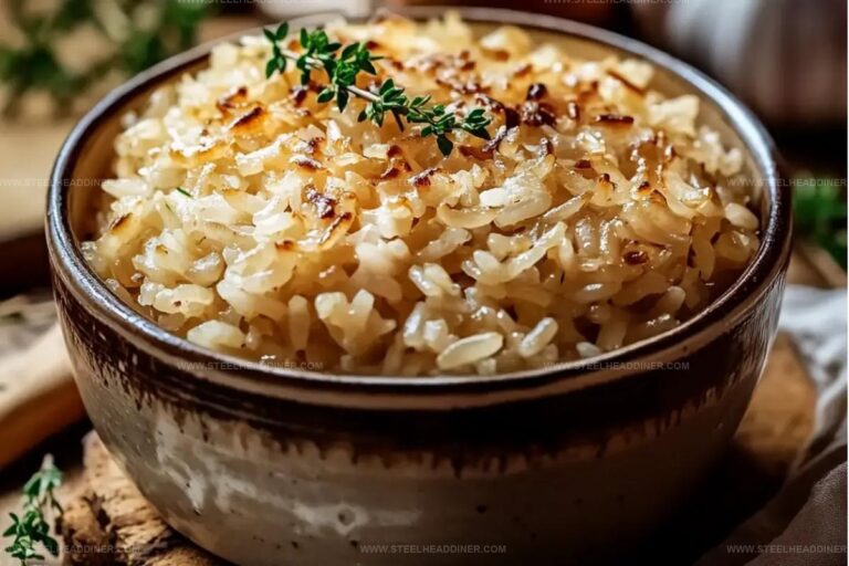French Onion Soup Rice Recipe