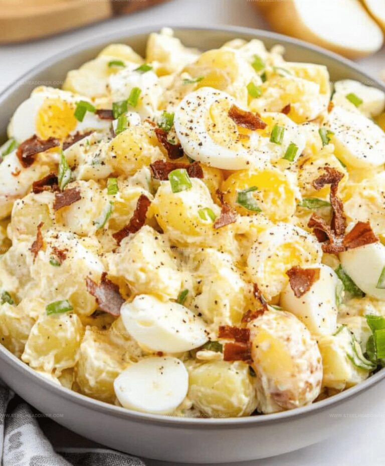 Easy Potato Salad With Eggs Recipe