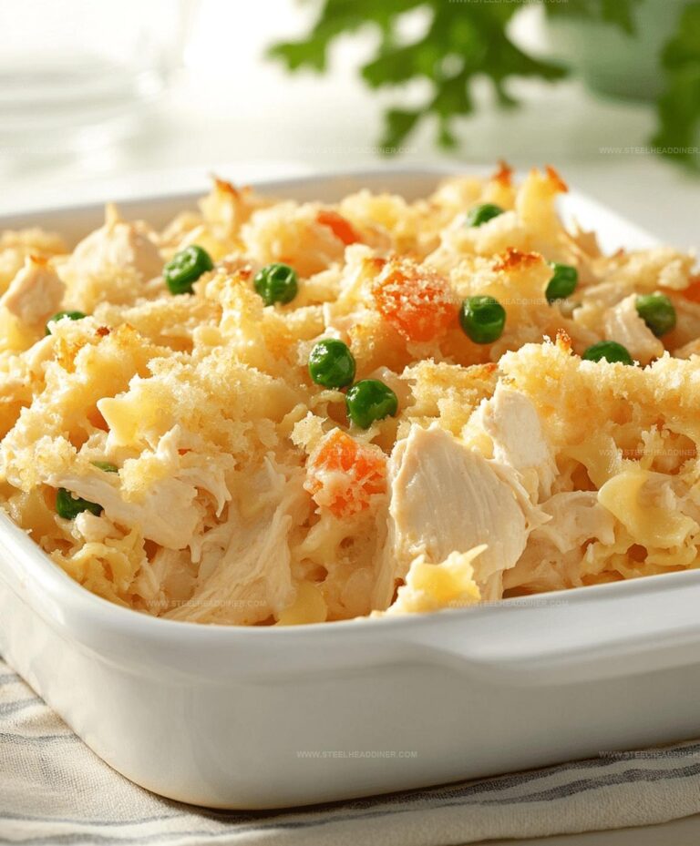 Easy Chicken Noodle Casserole Recipe