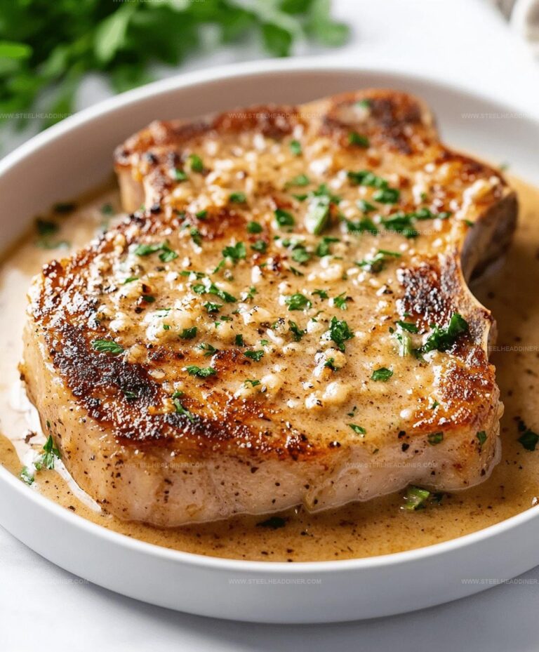 Garlic Parmesan Pork Chops Recipe