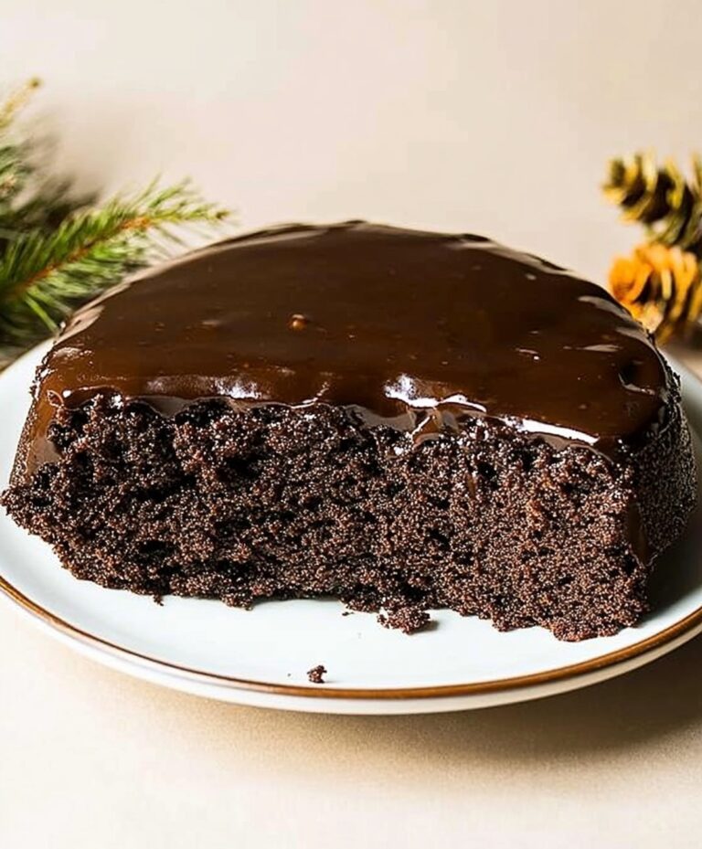 Decadent Midnight Fudge Cake Recipe