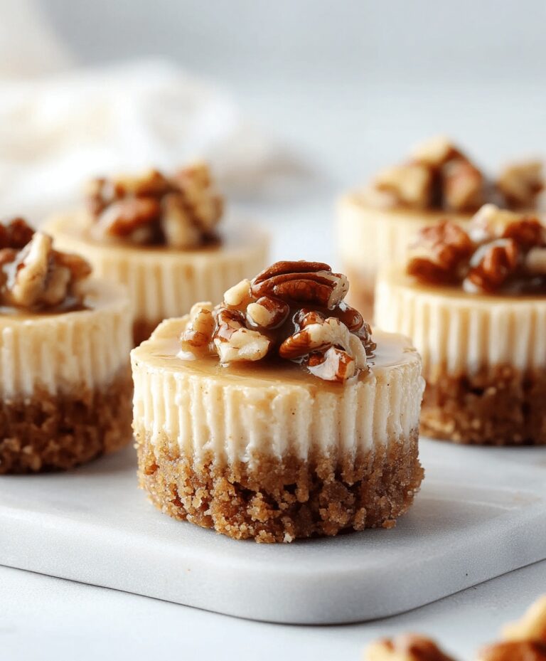 Mini Pecan Pie Cheesecakes Recipe