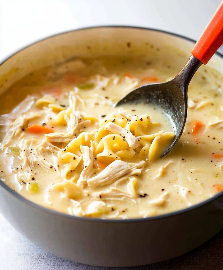 Homemade Comforting Chicken Noodle Soup Recipe