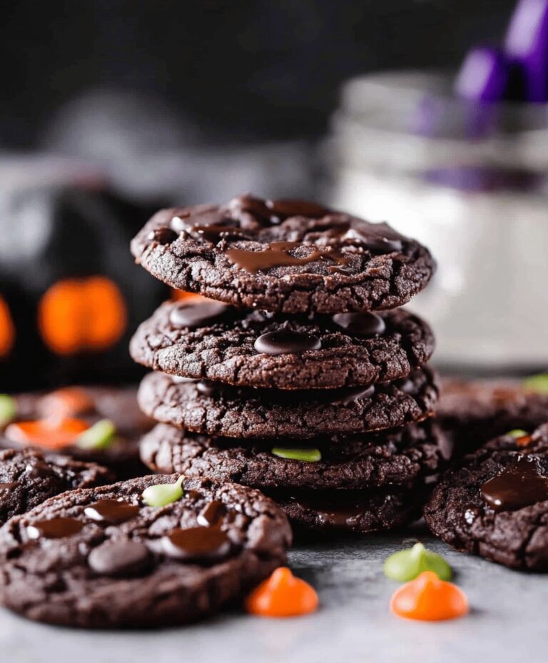 Spooky Halloween Chocolate Cookies Recipe