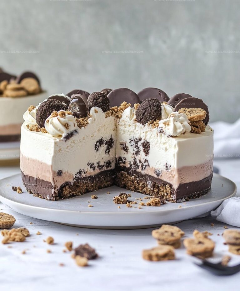 Irresistible Ice Cream Cake With Cookie Crunch Recipe