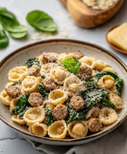 Orecchiette With Sausage And Spinach Recipe