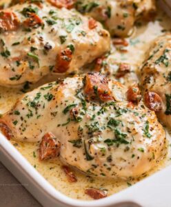 Crispy Tuscan Chicken Recipe