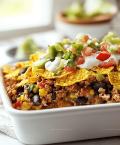 Cheesy Taco Casserole With Fritos Recipe