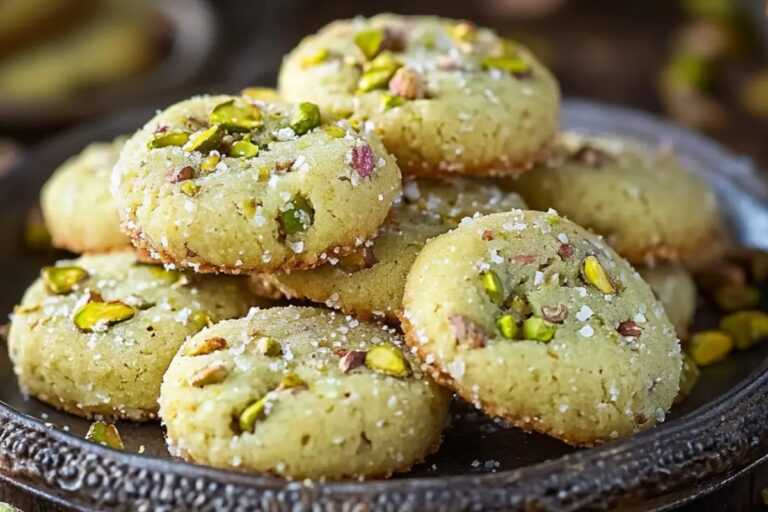 Homemade Pistachio Wedding Cookies Recipe