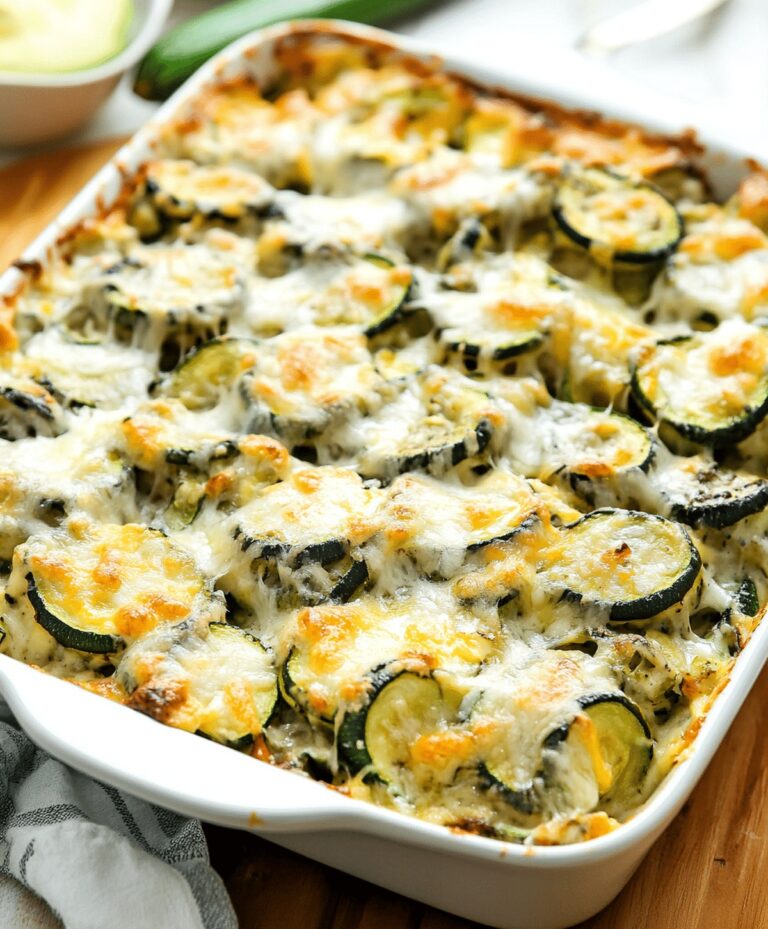 Cheesy Zucchini Casserole Recipe