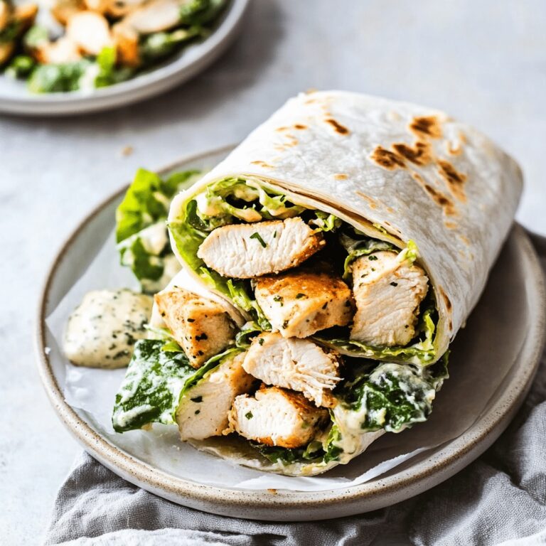 Chicken Caesar Wrap Recipe
