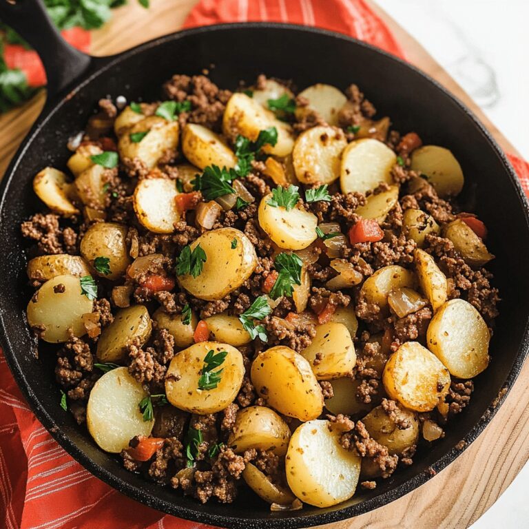 Quick and Delicious Ground Beef and Potatoes Skillet Recipe